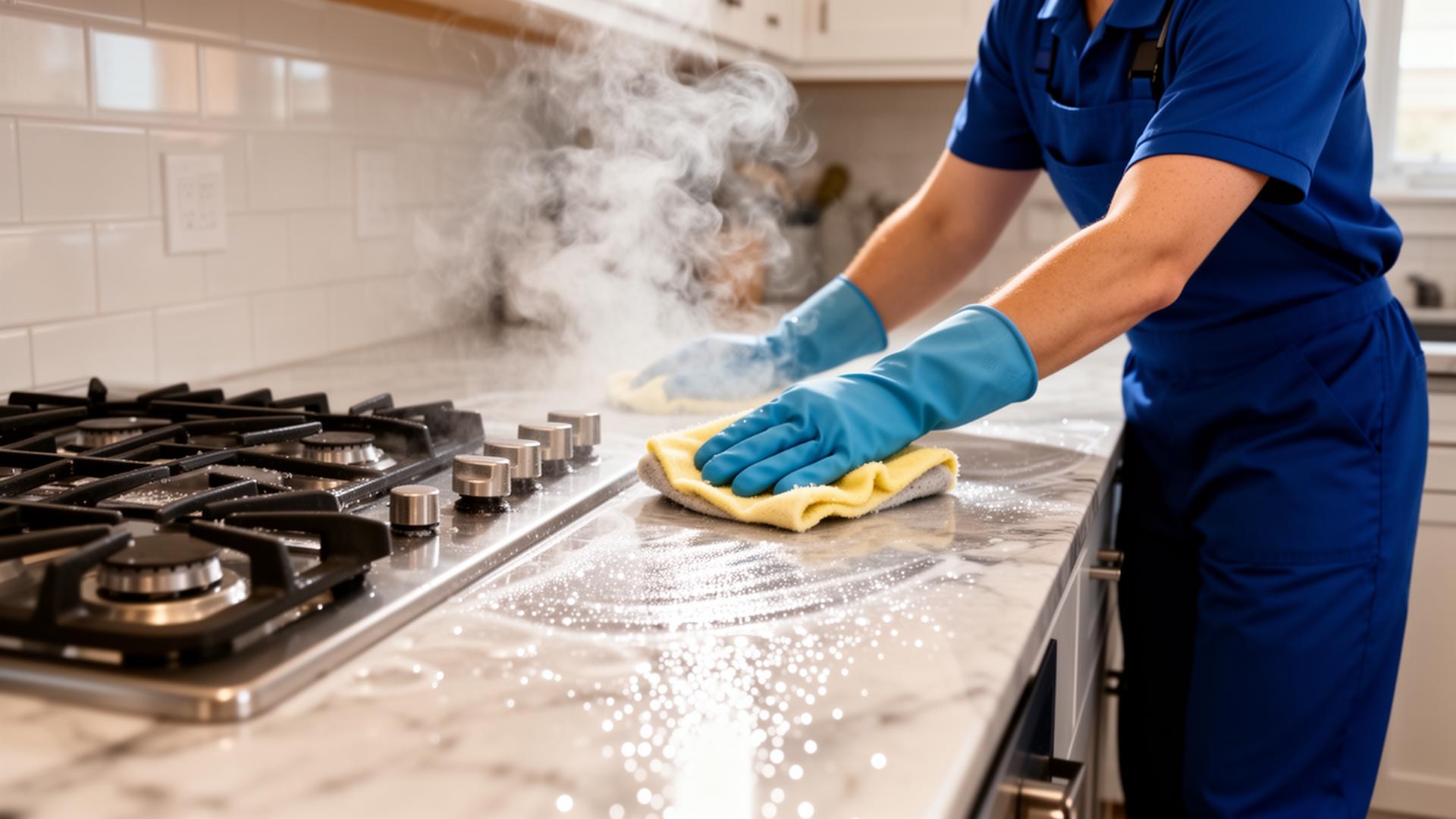 Deep cleaning service in a New York City apartment